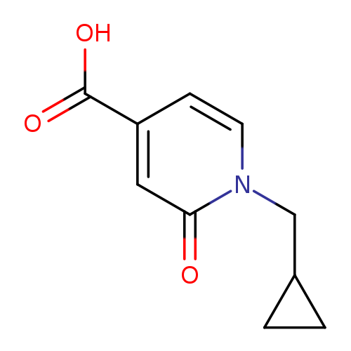 1-(Cyclopropylmethyl)-2-oxo-1,2-dihydropyridine-4-carboxylic acid