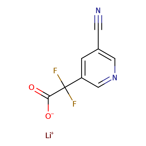 lithium(1+) 2-(5-cyanopyridin-3-yl)-2,2-difluoroacetate