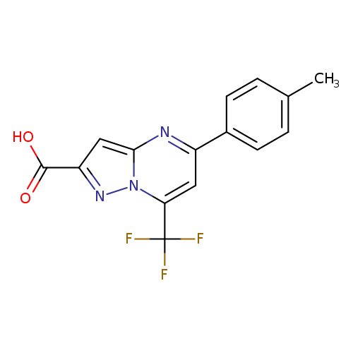 5-(4-Methylphenyl)-7-(trifluoromethyl)pyrazolo[1,5-a]pyrimidine-2-carboxylic acid
