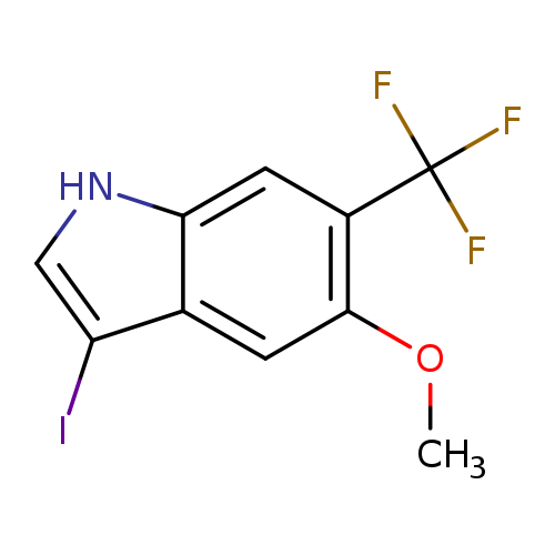 3-iodo-5-methoxy-6-(trifluoromethyl)-1H-indole