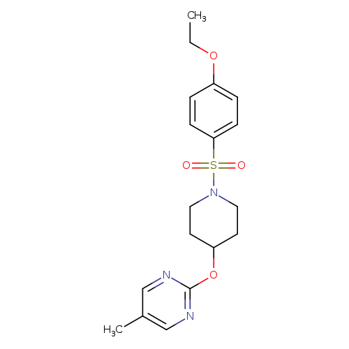 2-{[1-(4-ethoxybenzenesulfonyl)piperidin-4-yl]oxy}-5-methylpyrimidine
