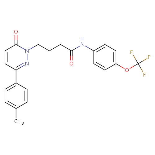 4-[3-(4-methylphenyl)-6-oxo-1,6-dihydropyridazin-1-yl]-N-[4-(trifluoromethoxy)phenyl]butanamide