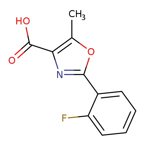 2-(2-fluorophenyl)-5-methyl-1,3-oxazole-4-carboxylic acid