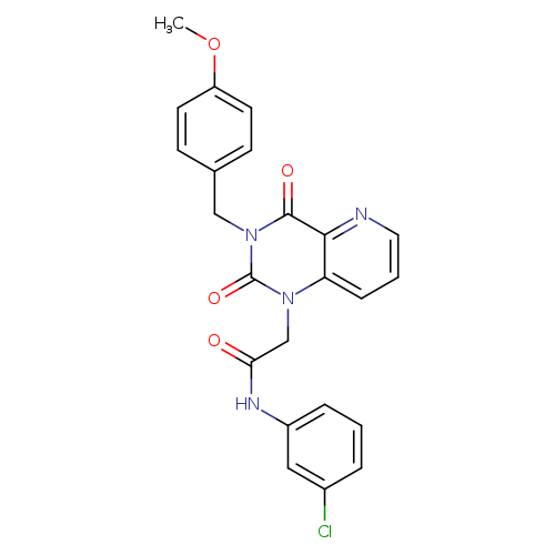 N-(3-chlorophenyl)-2-{3-[(4-methoxyphenyl)methyl]-2,4-dioxo-1H,2H,3H,4H-pyrido[3,2-d]pyrimidin-1-yl}acetamide