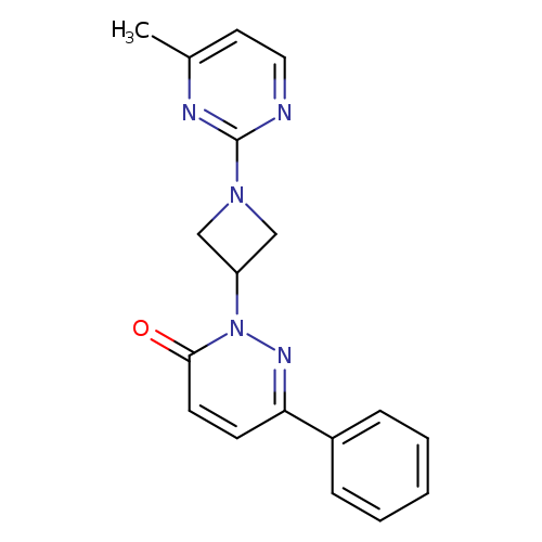2-[1-(4-methylpyrimidin-2-yl)azetidin-3-yl]-6-phenyl-2,3-dihydropyridazin-3-one