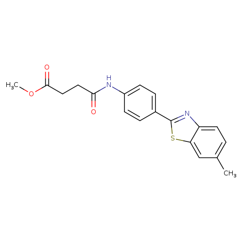 methyl 3-{[4-(6-methyl-1,3-benzothiazol-2-yl)phenyl]carbamoyl}propanoate