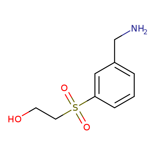 2-[3-(Aminomethyl)benzenesulfonyl]ethan-1-ol