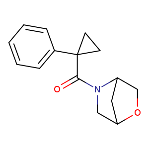 5-(1-phenylcyclopropanecarbonyl)-2-oxa-5-azabicyclo[2.2.1]heptane