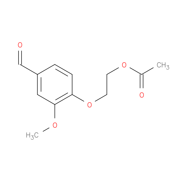 2-(4-Formyl-2-methoxyphenoxy)ethyl acetate
