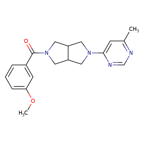 4-[5-(3-methoxybenzoyl)-octahydropyrrolo[3,4-c]pyrrol-2-yl]-6-methylpyrimidine
