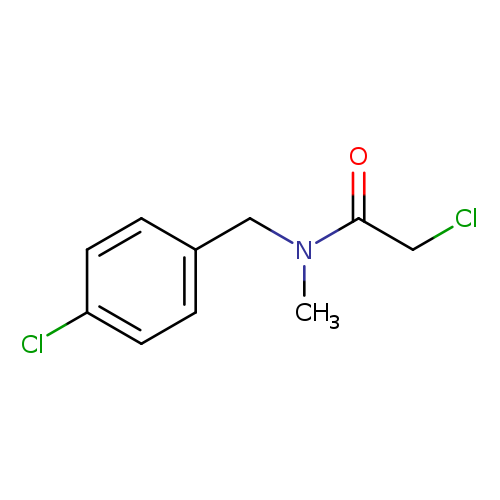 2-chloro-N-[(4-chlorophenyl)methyl]-N-methylacetamide