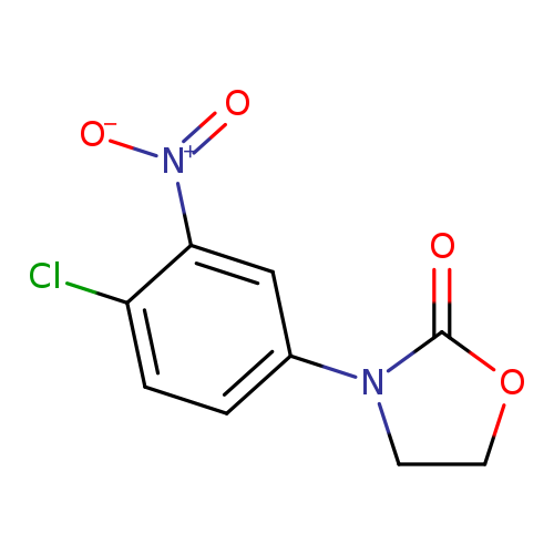 3-(4-chloro-3-nitrophenyl)-1,3-oxazolidin-2-one