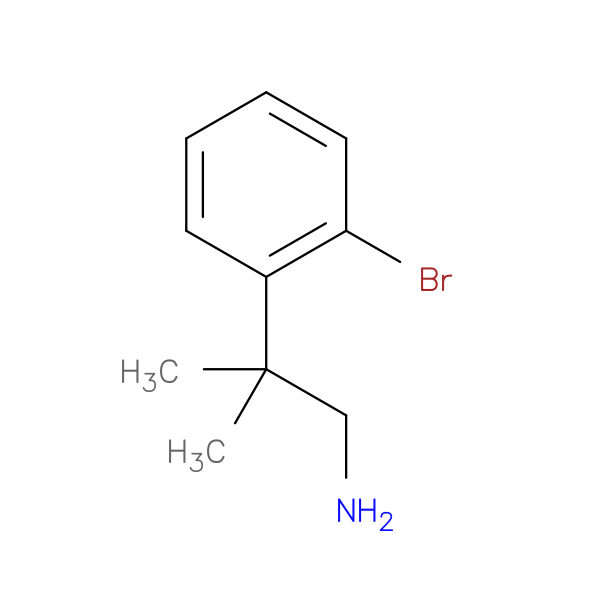 2-(2-bromophenyl)-2-methylpropan-1-amine