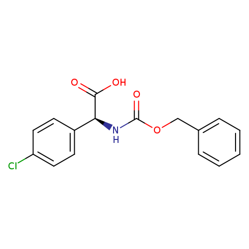 (S)-2-(((Benzyloxy)carbonyl)amino)-2-(4-chlorophenyl)acetic acid