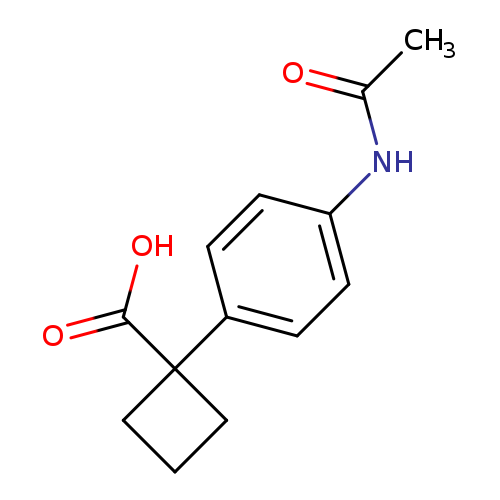 1-(4-acetamidophenyl)cyclobutane-1-carboxylic acid