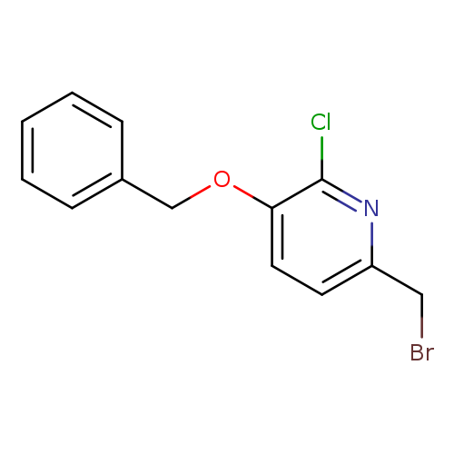 Benzyl 6-(bromomethyl)-2-chloro-3-pyridinyl ether