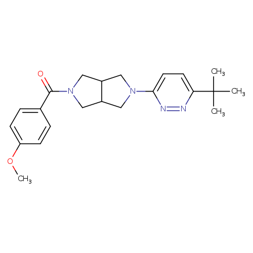 3-tert-butyl-6-[5-(4-methoxybenzoyl)-octahydropyrrolo[3,4-c]pyrrol-2-yl]pyridazine