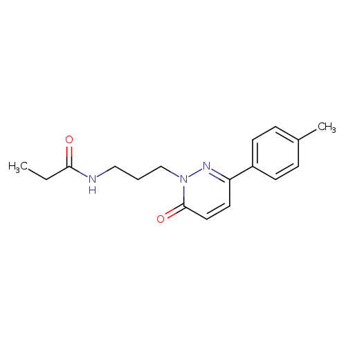 N-{3-[3-(4-methylphenyl)-6-oxo-1,6-dihydropyridazin-1-yl]propyl}propanamide