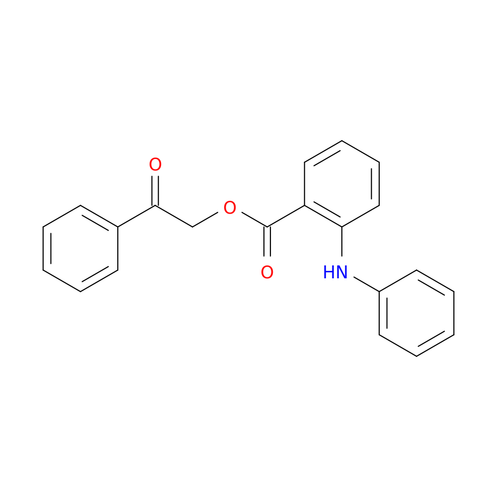 2-oxo-2-phenylethyl 2-anilinobenzoate