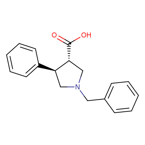 trans-1-benzyl-4-phenylpyrrolidine-3-carboxylic acid