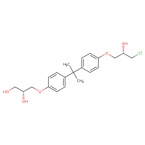 (R)-3-(4-(2-(4-((S)-3-Chloro-2-hydroxypropoxy)phenyl)propan-2-yl)phenoxy)propane-1,2-diol