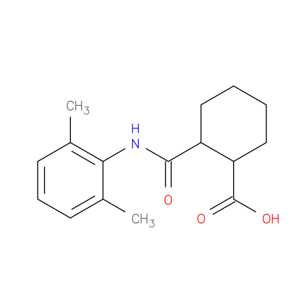 2-{[(2,6-dimethylphenyl)amino]carbonyl}-cyclohexanecarboxylic acid