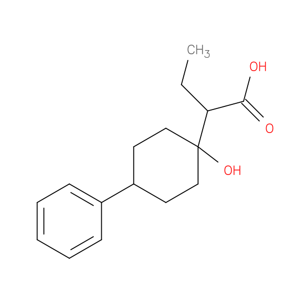 2-(1-hydroxy-4-phenylcyclohexyl)butanoic acid