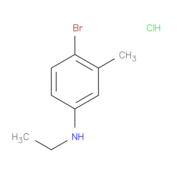 (4-bromo-3-methylphenyl)ethylamine hydrochloride