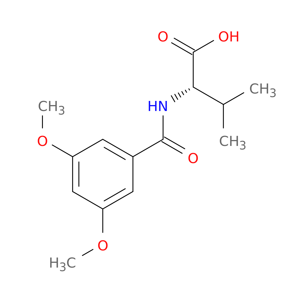 (2S)-2-[(3,5-dimethoxyphenyl)formamido]-3-methylbutanoic acid