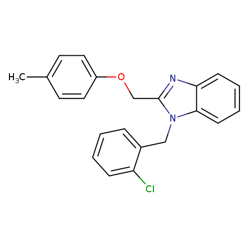 1-[(2-chlorophenyl)methyl]-2-[(4-methylphenoxy)methyl]-1H-1,3-benzodiazole