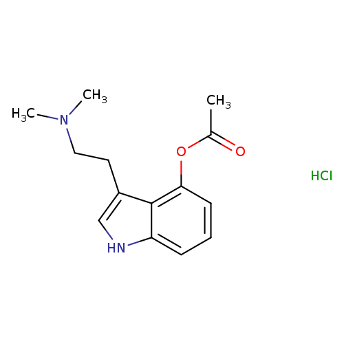 3-[2-(dimethylamino)ethyl]-1H-indol-4-ol-4-acetate,monohydrochloride