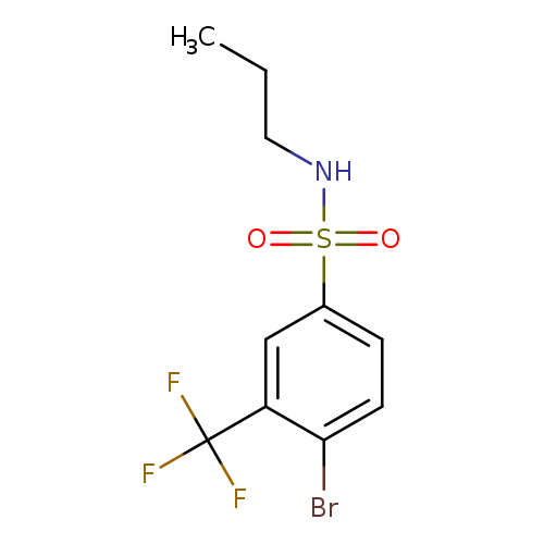 Benzenesulfonamide, 4-bromo-N-propyl-3-(trifluoromethyl)-