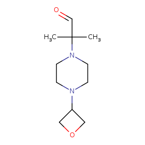 1-Piperazineacetaldehyde, α,α-dimethyl-4-(3-oxetanyl)-