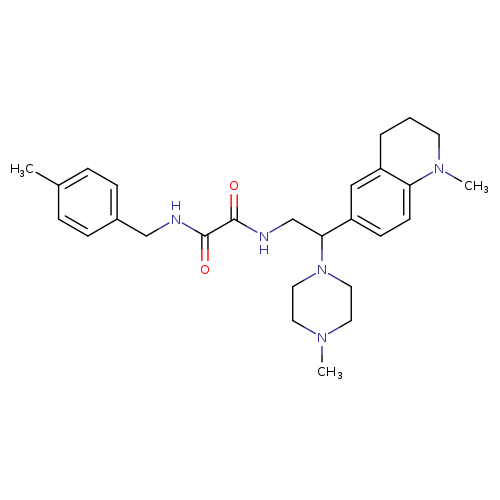 N-[2-(1-methyl-1,2,3,4-tetrahydroquinolin-6-yl)-2-(4-methylpiperazin-1-yl)ethyl]-N'-[(4-methylphenyl)methyl]ethanediamide