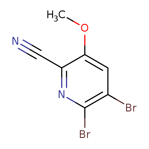 5,6-dibromo-3-methoxypyridine-2-carbonitrile