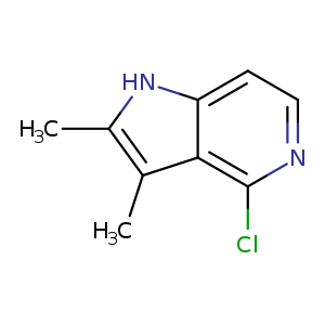 1H-Pyrrolo[3,2-c]pyridine, 4-chloro-2,3-dimethyl-