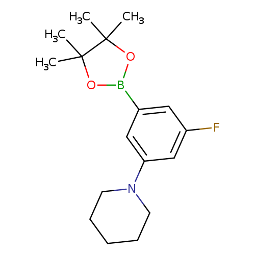 5-Fluoro-3-piperidinophenylboronicacidpinacolester