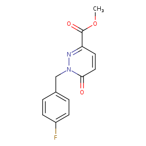 Methyl 1-(4-fluorobenzyl)-6-oxo-1,6-dihydropyridazine-3-carboxylate