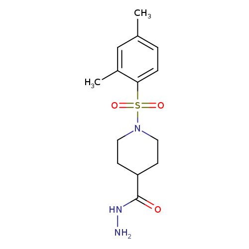 1-[(2,4-Dimethylphenyl)sulfonyl]piperidine-4-carbohydrazide
