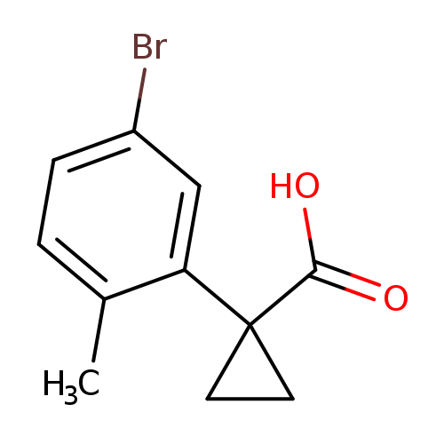 1-(5-bromo-2-methylphenyl)cyclopropane-1-carboxylicacid