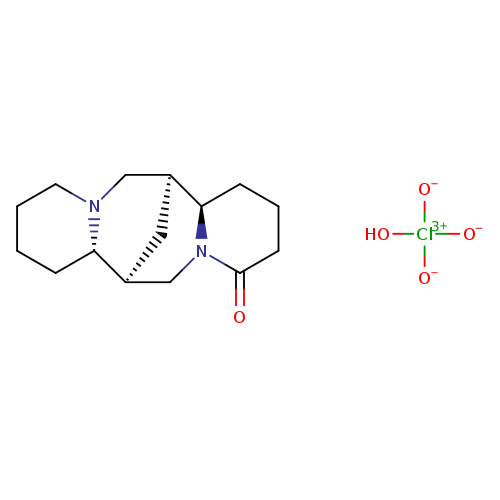(7S,7aR,14S,14aS)-dodecahydro-7,14-methano-2H,11H-dipyrido[1,2-a:1′,2′-e][1,5]diazocin-11-one, monoperchlorate