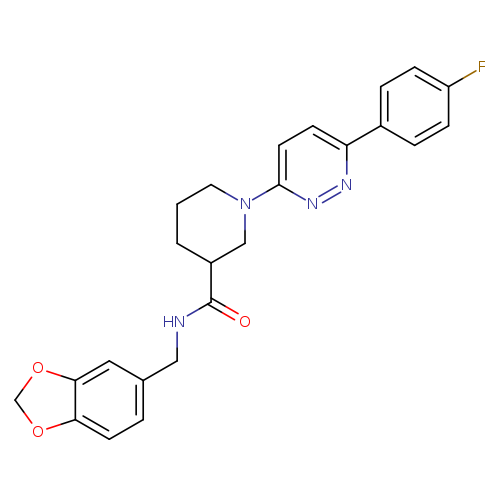 N-[(2H-1,3-benzodioxol-5-yl)methyl]-1-[6-(4-fluorophenyl)pyridazin-3-yl]piperidine-3-carboxamide
