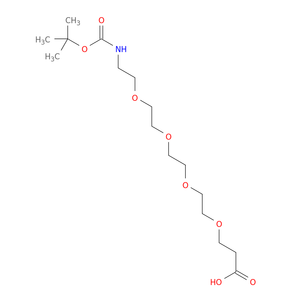5,8,11,14-Tetraoxa-2-azaheptadecanedioic acid 1-(1,1-dimethylethyl) ester