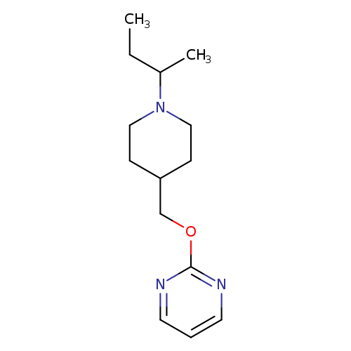 2-{[1-(butan-2-yl)piperidin-4-yl]methoxy}pyrimidine