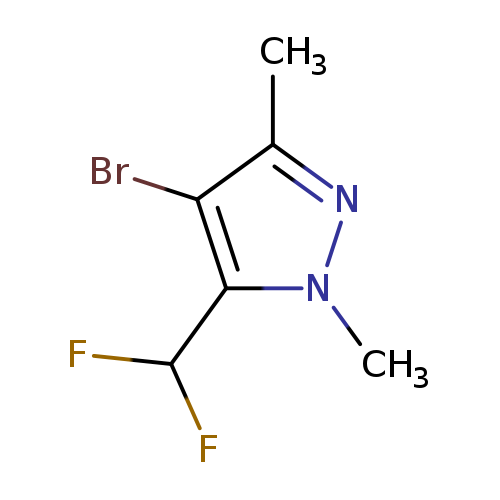 4-bromo-5-(difluoromethyl)-1,3-dimethyl-1H-pyrazole