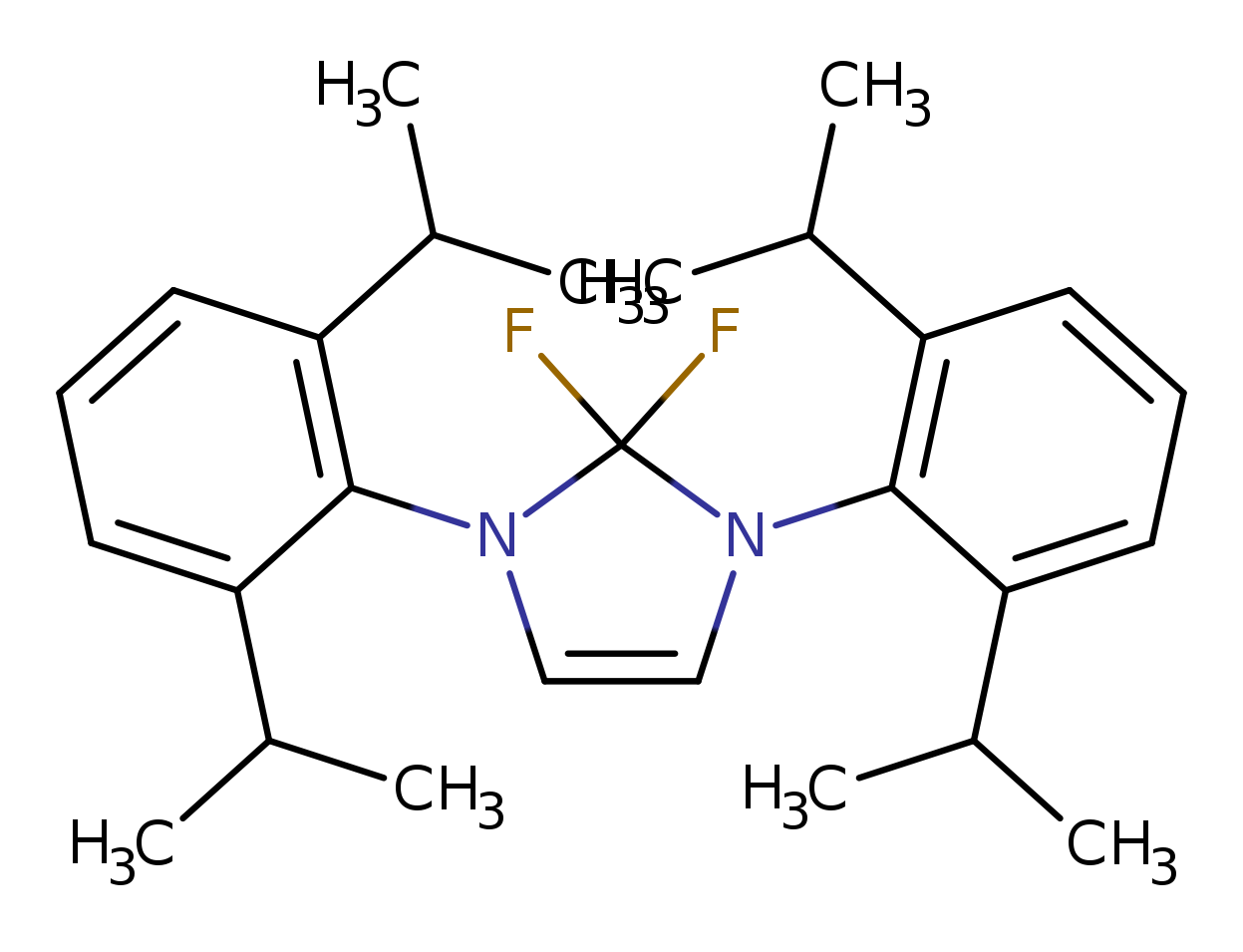 1,3-Bis(2,6-diisopropylphenyl)-2,2-difluoro-2,3-dihydro-1H-imidazole