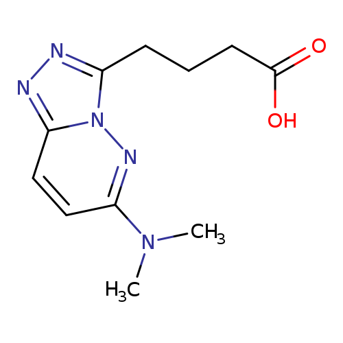 4-(6-(dimethylamino)-[1,2,4]triazolo[4,3-b]pyridazin-3-yl)butanoic acid