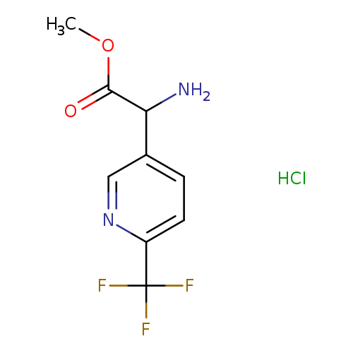 methyl 2-amino-2-[6-(trifluoromethyl)pyridin-3-yl]acetate hydrochloride