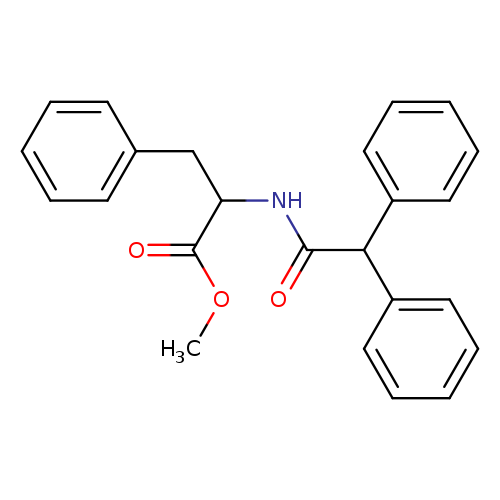 METHYL 2-[(2,2-DIPHENYLACETYL)AMINO]-3-PHENYL-PROPANOATE
