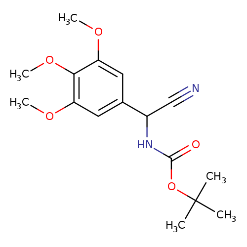 [CYANO-(3,4,5-TRIMETHOXY-PHENYL)-METHYL]-CARBAMIC ACID TERT-BUTYL ESTER